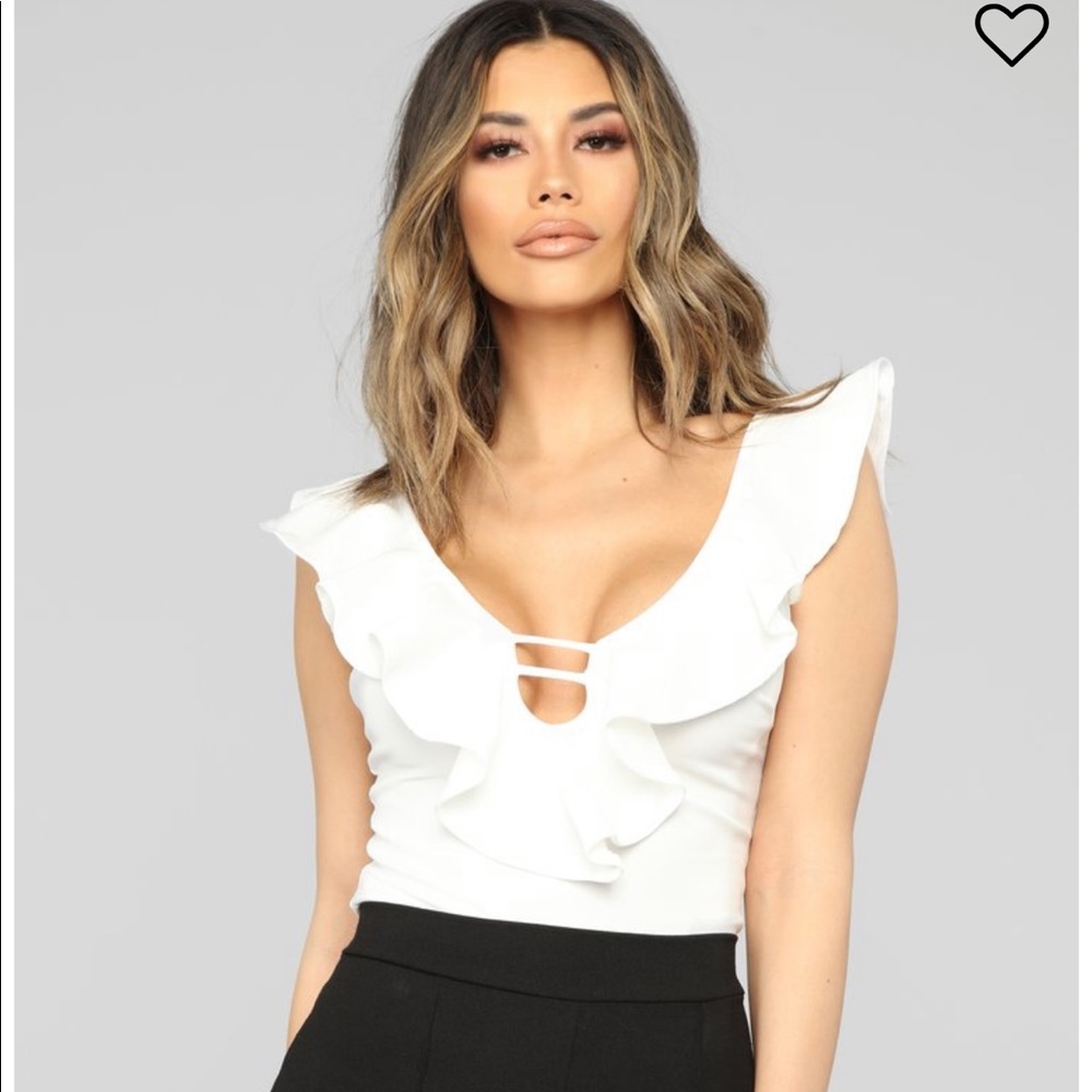 Fashion Nova White Top